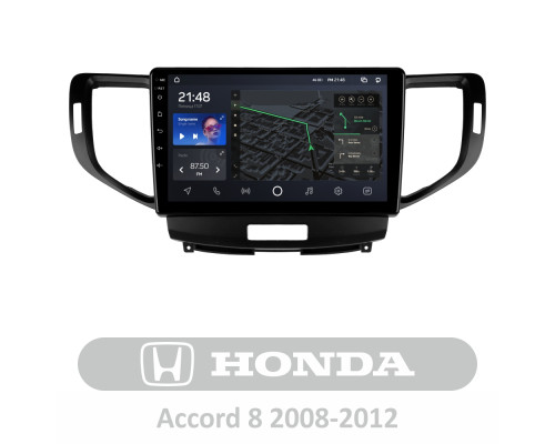 Штатна магнітола AMS T910 6+128 Gb Honda Accord 8 2008-2012 9