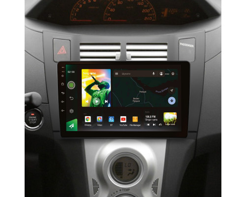 Штатна магнітола SIGMA X9232 ANDROID 10 2+32 Gb 4G DSP Toyota Yaris XP90 2005-2012 (F1) 9