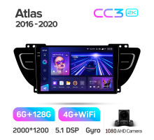 Штатна магнітола Teyes CC3 6+128 Gb Geely Atlas NL-3 2016-2020 9