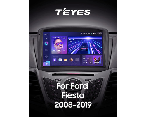 Штатна магнітола Teyes CC3 4+64 Gb Ford Fiesta Mk 6 (F1) 2009-2018 9