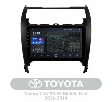 Штатна магнітола AMS T1010 6+128 Gb Toyota Camry 7 XV 50 55 (US EDITION) 2012-2014 10