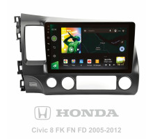 Штатна магнітола SIGMA X10464 ANDROID 10 4+64 Gb 4G DSP Honda Civic 8 FK FN FD 2005-2012 10