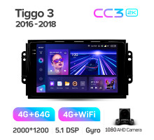 Штатна магнітола Teyes CC3 4+64 Gb Chery Tiggo 3 2016 - 2018 9