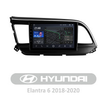 Штатна магнітола AMS T910 6+128 Gb Hyundai Elantra 6 2018-2020 (A) 9