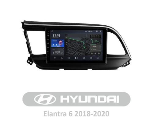 Штатна магнітола AMS T910 6+128 Gb Hyundai Elantra 6 2018-2020 (A) 9