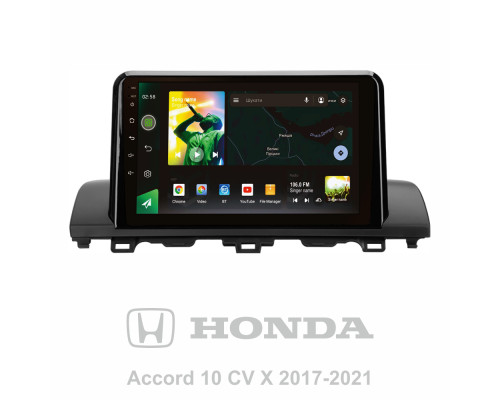 Штатна магнітола SIGMA X9464 ANDROID 10 4+64 Gb 4G DSP Honda Accord 10 CV X 2017 - 2021 (B) 9