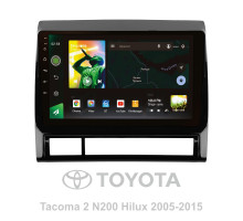 Штатна магнітола SIGMA X9232 ANDROID 10 2+32 Gb 4G DSP Toyota Tacoma 2 N200 Hilux 2005-2015 9