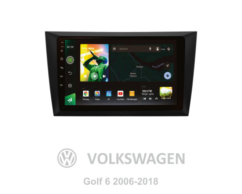 Штатна магнітола SIGMA X9232 ANDROID 10 2+32 Gb 4G DSP Volkswagen Golf 6 2006-2018 9