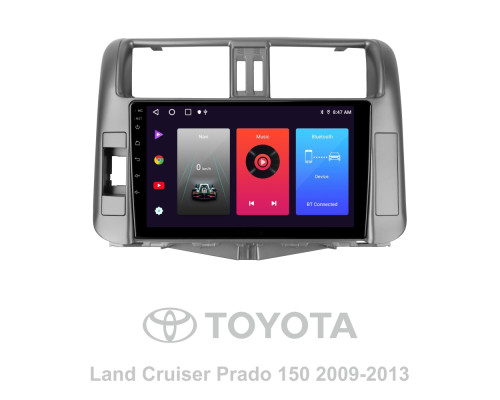 Штатна магнітола SIGMA F9216 ANDROID 10 2+32 Gb Toyota Land Cruiser Prado 150 2009-2013 (C) 9