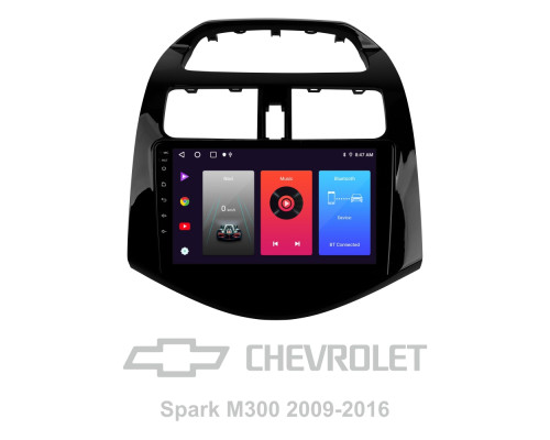 Штатна магнітола SIGMA F9216 ANDROID 10 2+32 Gb Chevrolet Spark M300 2009 - 2016 (F1) 9