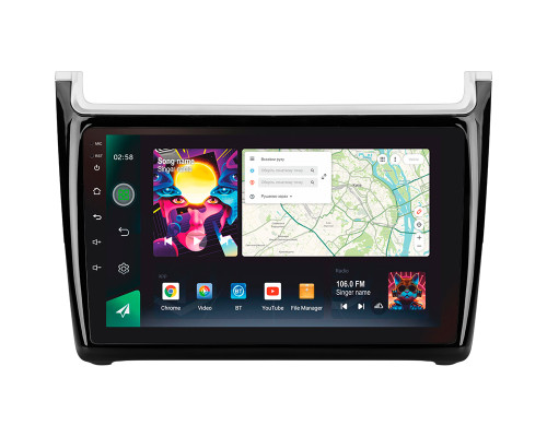 Штатна магнітола SIGMA PRO 9464 ANDROID 12 4+64 Gb 4G DSP Volkswagen POLO 5 2008-2020 9