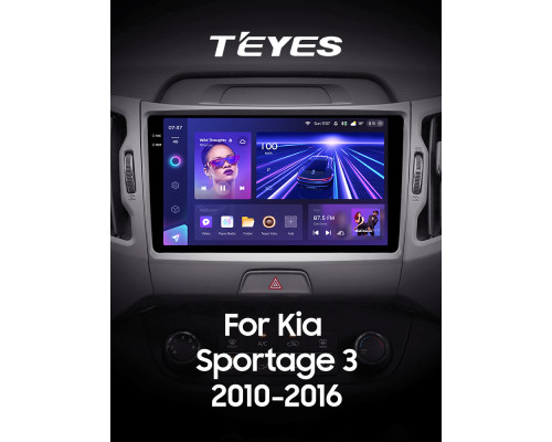 Штатна магнітола Teyes CC3 6+128 Gb Kia Sportage 3 SL 2010-2016 (B) 9