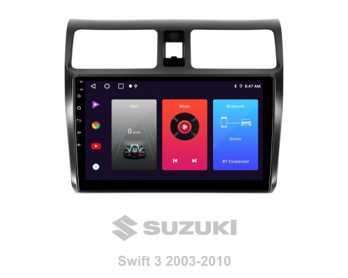 Штатна магнітола SIGMA F10216 ANDROID 10 2+32 Gb Suzuki Swift 3 2003-2010 10