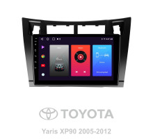 Штатна магнітола SIGMA F9216 ANDROID 10 2+32 Gb Toyota Yaris XP90 2005-2012 (F1) 9