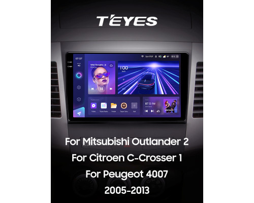 Штатна магнітола Teyes CC3 4+32 Gb Mitsubishi Outlander 2 CW0W 2005-2013 / Citroen C-Crosser 1 2007-2013 / Peugeot 4007 2007-2012 (A) 9