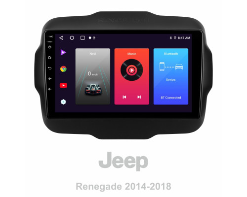 Штатна магнітола SIGMA F9216 ANDROID 10 2+32 Gb Jeep Renegade 2014-2018 9