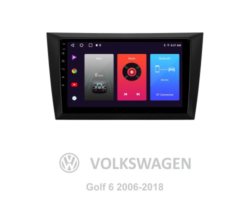 Штатна магнітола SIGMA F9216 ANDROID 10 2+32 Gb Volkswagen Golf 6 2006-2018 9