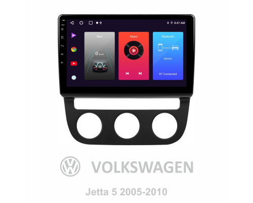 Штатна магнітола SIGMA F10216 ANDROID 10 2+32 Gb Volkswagen Jetta 5, Golf 5 2005-2010 (F2) 10