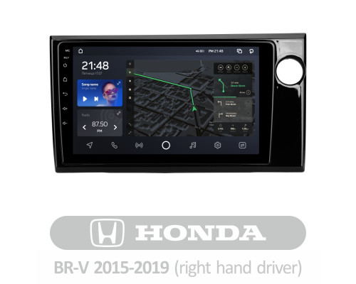 Штатна магнітола AMS T910 6+128 Gb Honda BRV 2015-2019 9