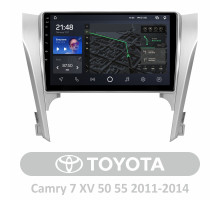 Штатна магнітола AMS T1010 6+128 Gb Toyota Camry 7 XV 50 55 2011-2014 (A) 10