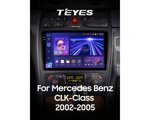 Штатна магнітола Teyes CC3 6+128 Gb Mercedes Benz C Class S203 CL203 W203 (F1) 2000-2004 9