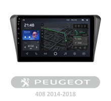 Штатна магнітола AMS T1010 6+128 Gb Peugeot 408 2014-2018 10