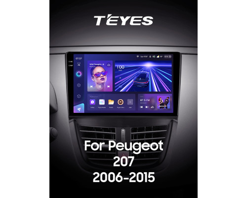 Штатна магнітола Teyes CC3 4+64 Gb Peugeot 207 2006-2015 9