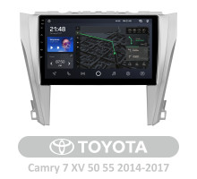 Штатна магнітола AMS T1010 6+128 Gb Toyota Camry 7 XV 50 55 2014-2017 (B) 10