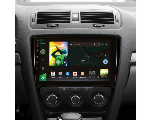 Штатна магнітола SIGMA X10464 ANDROID 10 4+64 Gb 4G DSP Skoda Octavia 2 A5 2008-2013 10