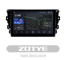 Штатна магнітола AMS T1010 6+128 Gb Zotye T600 2014-2019 10