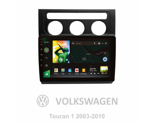 Штатна магнітола SIGMA X10464 ANDROID 10 4+64 Gb 4G DSP Volkswagen Touran 1 2003-2010 (F2) 10