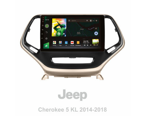 Штатна магнітола SIGMA X10464 ANDROID 10 4+64 Gb 4G DSP Jeep Cherokee 5 KL 2014-2018 10