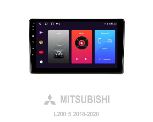 Штатна магнітола SIGMA F9216 ANDROID 10 2+32 Gb Mitsubishi L200 5 2018-2020 (F1) 9