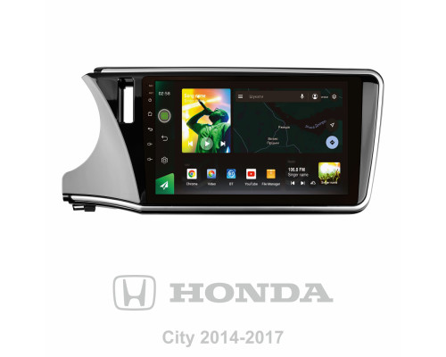 Штатна магнітола SIGMA X10464 ANDROID 10 4+64 Gb 4G DSP Honda City 2014-2017 (A) 10