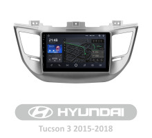 Штатна магнітола AMS T910 6+128 Gb Hyundai Tucson 3 2015-2018 (B) 9