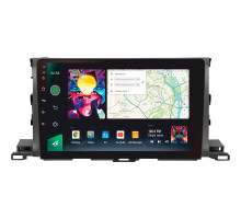 Штатна магнітола SIGMA PRO 10464 ANDROID 12 4+64 Gb 4G DSP Toyota Highlander 3 XU50 2013-2018 10