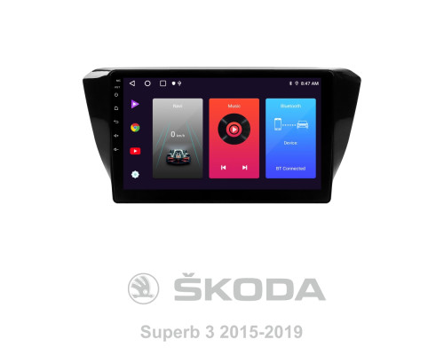 Штатна магнітола SIGMA F10216 ANDROID 10 2+32 Gb Skoda Superb 3 2015-2019 10