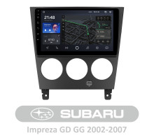 Штатна магнітола AMS T910 6+128 Gb Subaru Impreza GD GG 2002-2007 9