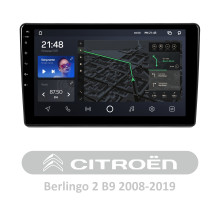 Штатна магнітола AMS T910 6+128 Gb Citroen Berlingo 2 B9 2008-2019 9