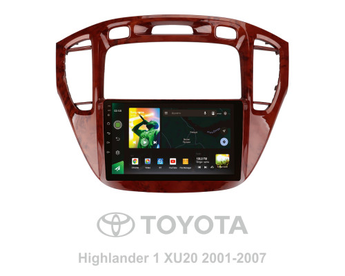 Штатна магнітола SIGMA X9232 ANDROID 10 2+32 Gb 4G DSP Toyota Highlander 1 XU20 2001-2007 9