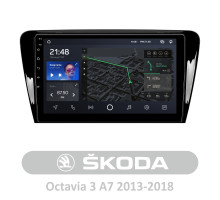 Штатна магнітола AMS T1010 6+128 Gb Skoda Octavia 3 A7 2013-2018 (A) 10