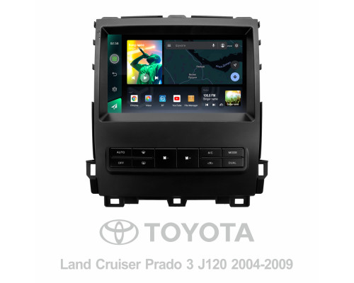 Штатна магнітола SIGMA X9232 ANDROID 10 2+32 Gb 4G DSP Toyota Land Cruiser Prado 3 J120 2004-2009 (F1) (A) 9