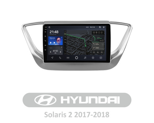 Штатна магнітола AMS T910 6+128 Gb Hyundai Solaris 2 2017-2020 (A) 9