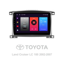 Штатна магнітола SIGMA F10216 ANDROID 10 2+32 Gb Toyota Land Cruiser LC 100-B 2002-2007 (A) 10