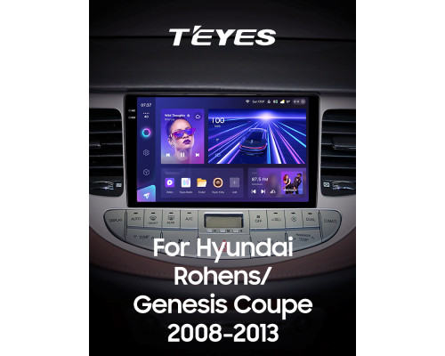 Штатна магнітола Teyes CC3 6+128 Gb Hyundai Rohens Genesis (F1) 2008-2013 9