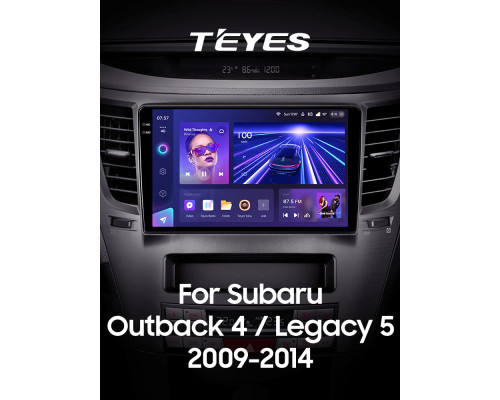 Штатна магнітола Teyes CC3 6+128 Gb Subaru Outback 4 Legacy 5 2009-2014 9