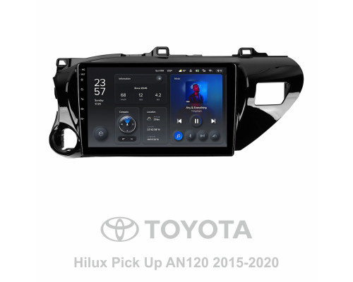 Штатна магнітола Teyes X1 2+32Gb Toyota Hilux Pick Up AN120 2015-2020 10