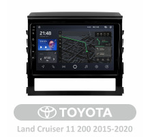 Штатна магнітола AMS T910 6+128 Gb Toyota Land Cruiser 11 200 2015-2018 9