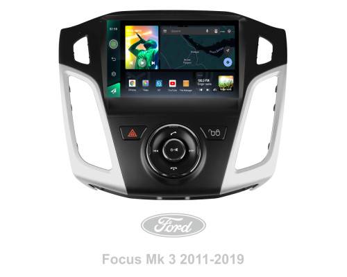 Штатна магнітола SIGMA X9232 ANDROID 10 2+32 Gb 4G DSP Ford Focus 3 Mk 3 2011-2019 9