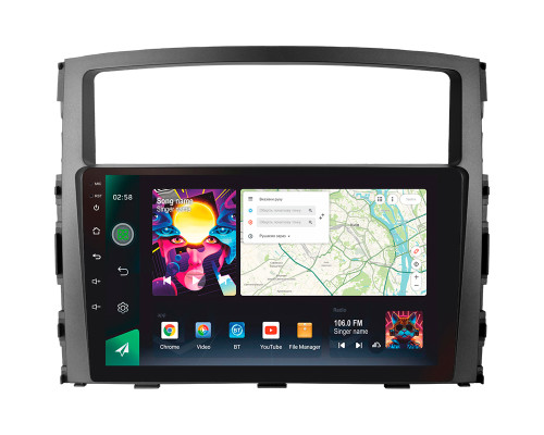 Штатна магнітола SIGMA PRO 9464 ANDROID 12 4+64 Gb 4G DSP Mitsubishi Pajero 4 V80 V90 2006-2014 (A) 9